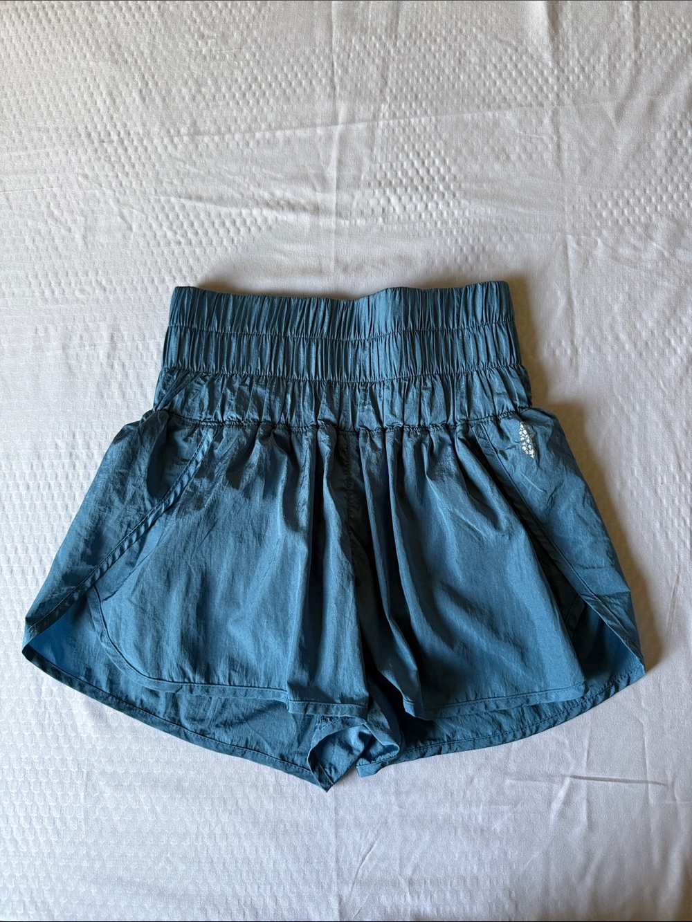 Free People Movement The Way Home Blue Athletic Shorts Size Small✨